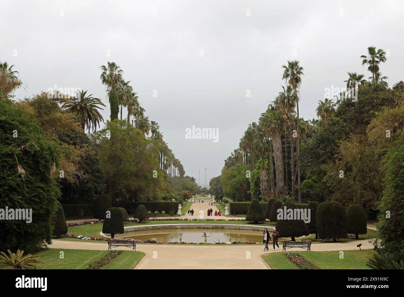 Botanischer Garten Hamma in Algier Stockfoto