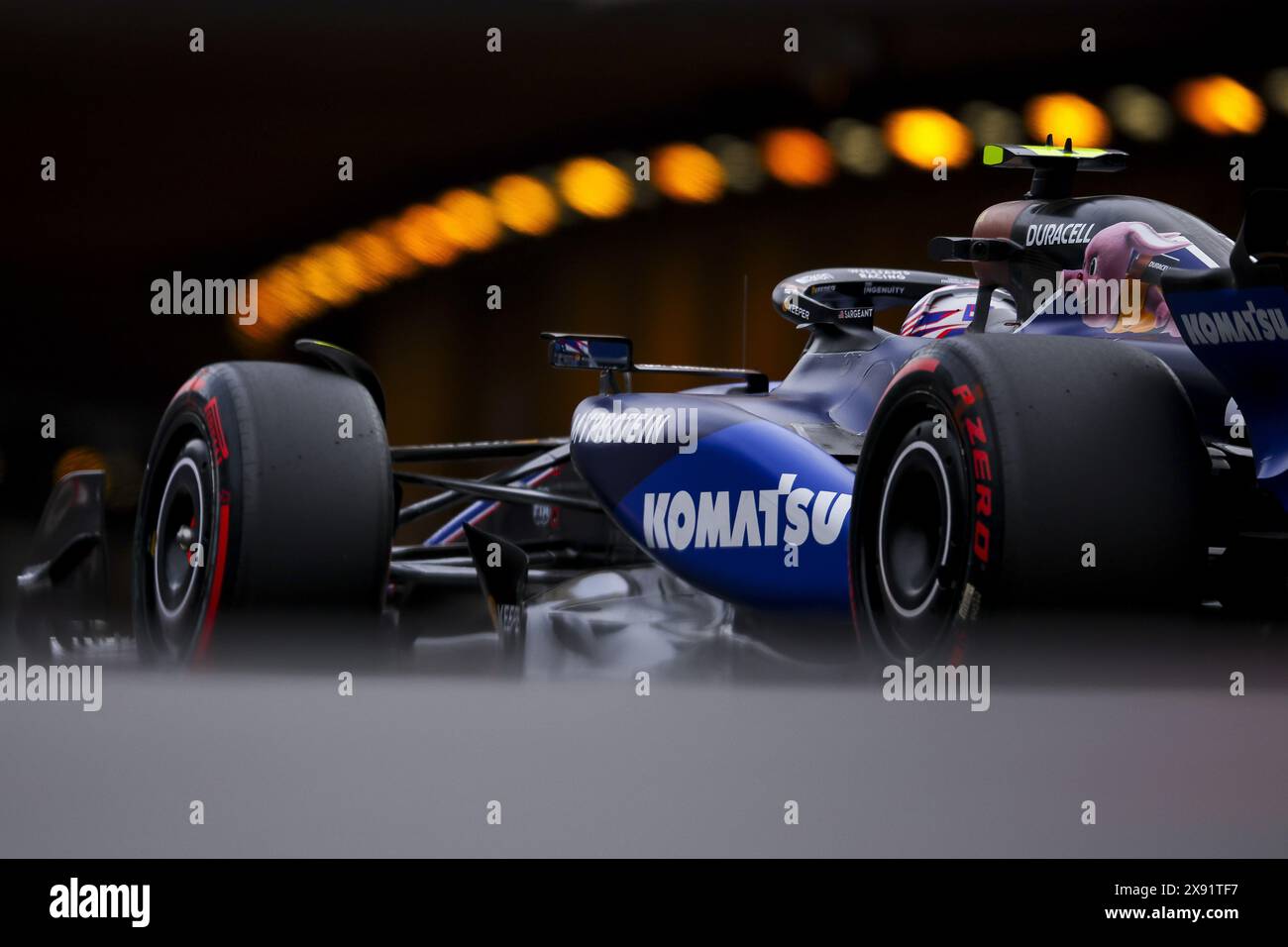 02 SARGEANT Logan (usa), Williams Racing FW46, Action während des Formel 1 Grand Prix de Monaco 2024, 8. Runde der Formel-1-Weltmeisterschaft 2024 vom 23. Bis 26. Mai 2024 auf dem Circuit de Monaco in Monaco Stockfoto