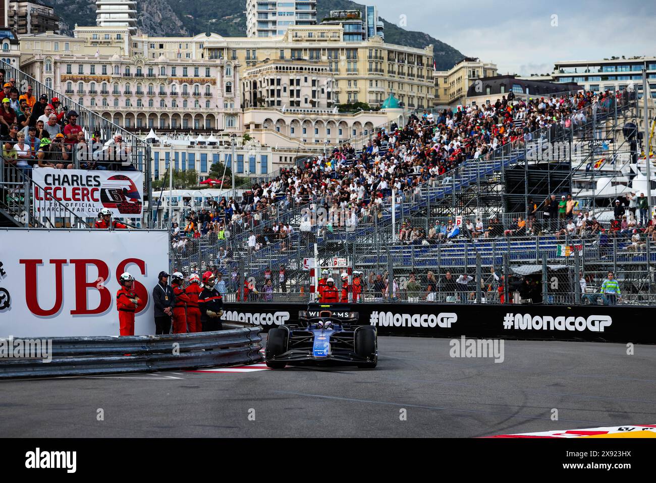 02 SARGEANT Logan (usa), Williams Racing FW46, Action während des Formel 1 Grand Prix de Monaco 2024, 8. Runde der Formel-1-Weltmeisterschaft 2024 vom 23. Bis 26. Mai 2024 auf dem Circuit de Monaco in Monaco Stockfoto