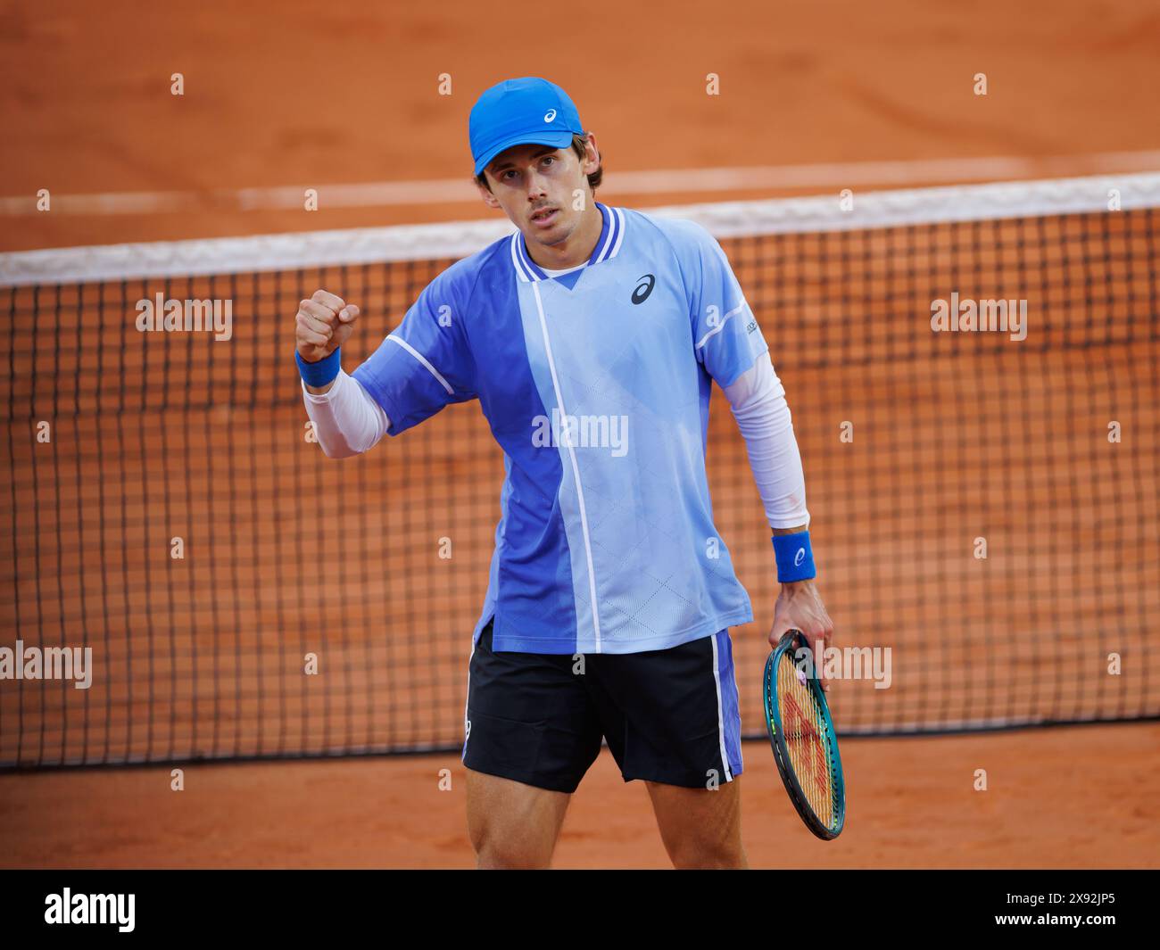 Roland Garros, 28. Mai 2024: Alex de Minaur (aus) bei den French Open 2024. Alamy Live News/Corleve Stockfoto