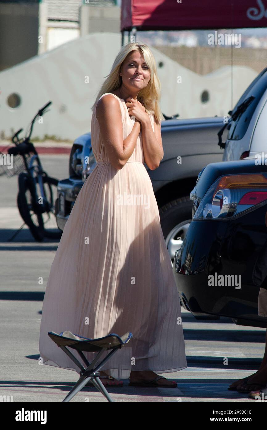 Cast du tele Realite Hollywood Girls a Venice, California Stockfoto