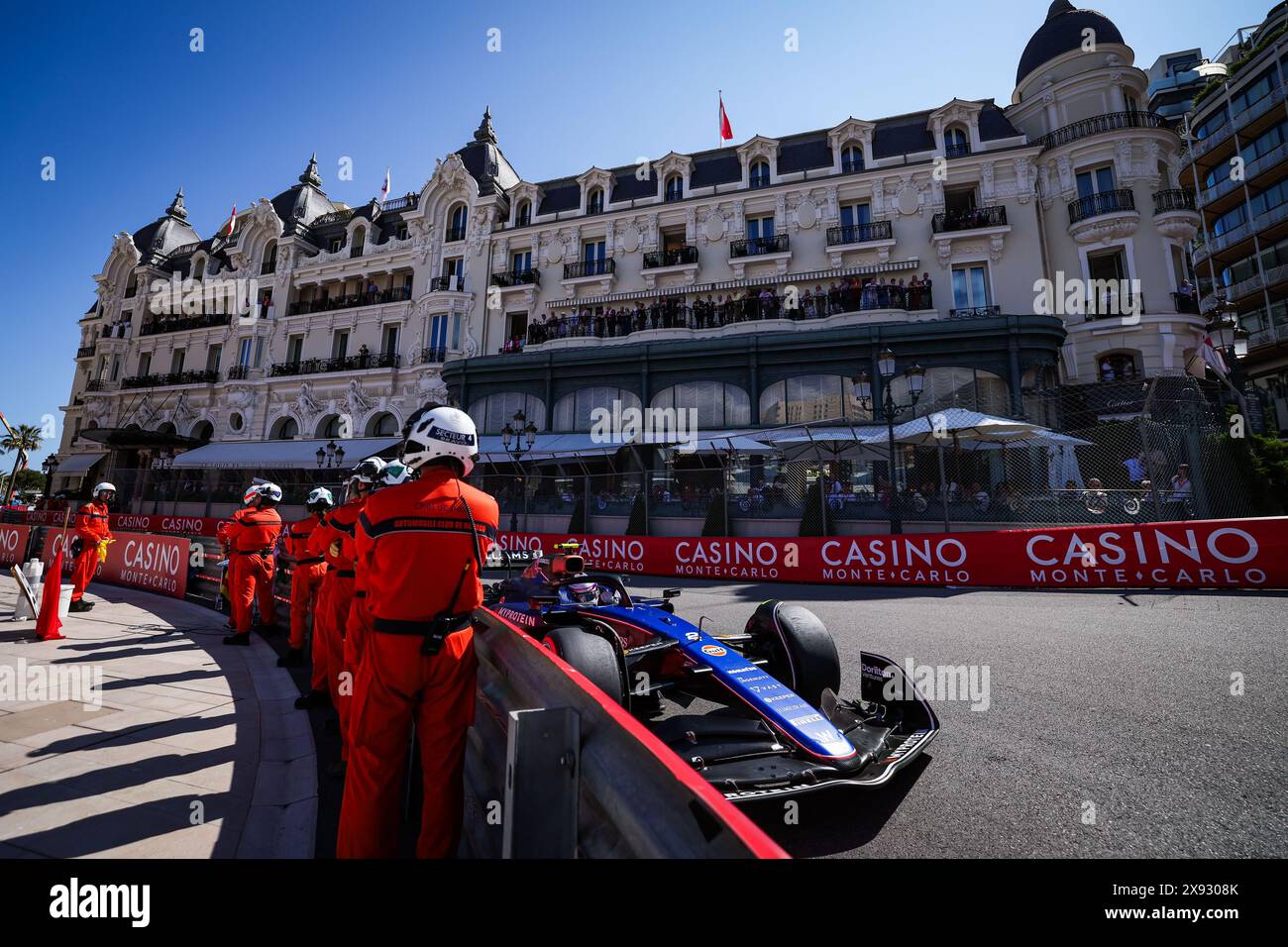 02 SARGEANT Logan (usa), Williams Racing FW46, Action während des Formel 1 Grand Prix de Monaco 2024, 8. Runde der Formel-1-Weltmeisterschaft 2024 vom 23. Bis 26. Mai 2024 auf dem Circuit de Monaco in Monaco Stockfoto