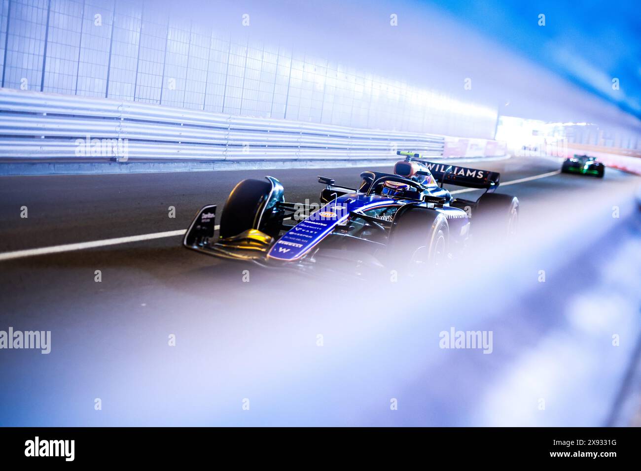 02 SARGEANT Logan (usa), Williams Racing FW46, Action während des Formel 1 Grand Prix de Monaco 2024, 8. Runde der Formel-1-Weltmeisterschaft 2024 vom 23. Bis 26. Mai 2024 auf dem Circuit de Monaco in Monaco Stockfoto