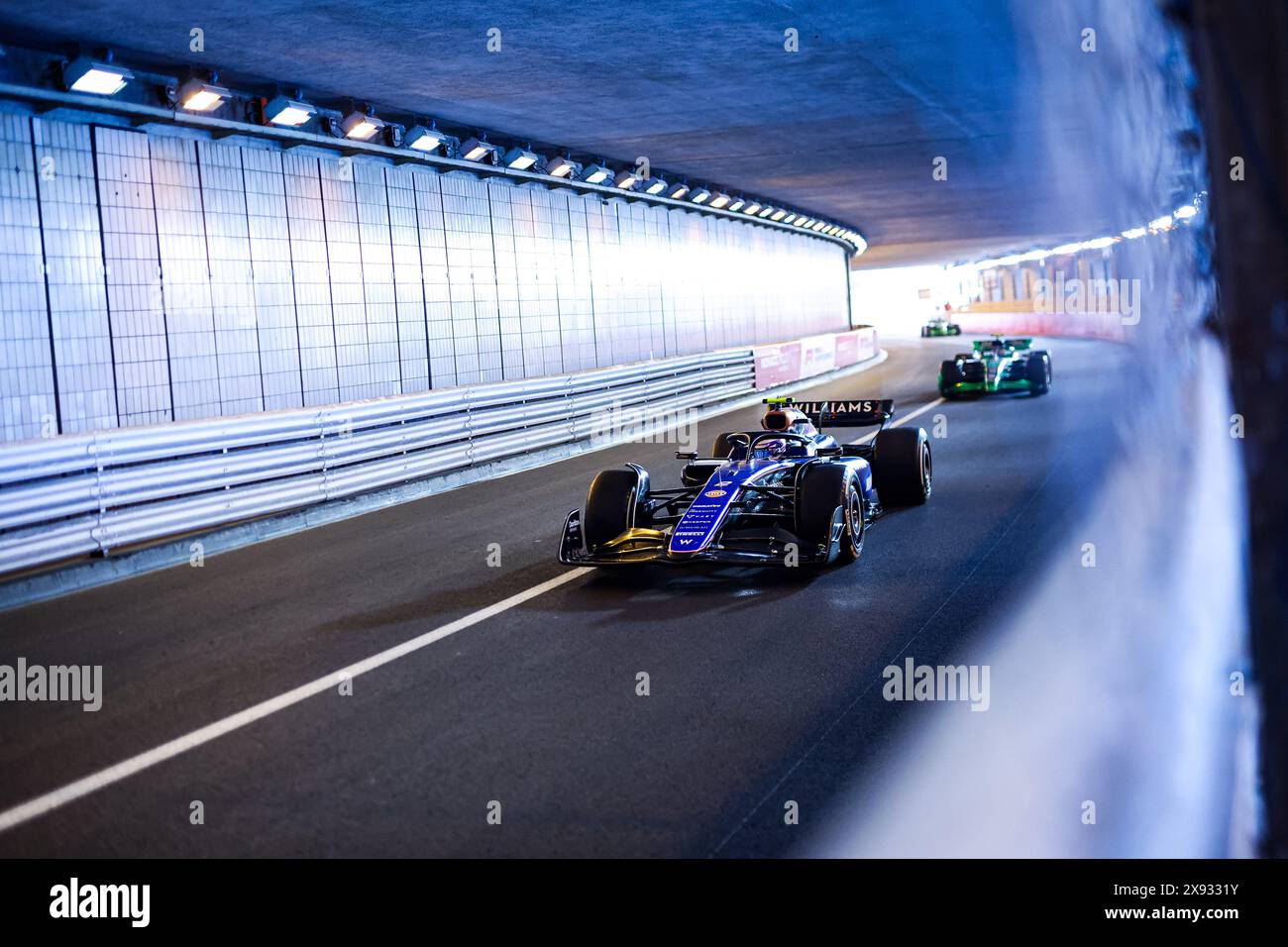 02 SARGEANT Logan (usa), Williams Racing FW46, Action während des Formel 1 Grand Prix de Monaco 2024, 8. Runde der Formel-1-Weltmeisterschaft 2024 vom 23. Bis 26. Mai 2024 auf dem Circuit de Monaco in Monaco Stockfoto