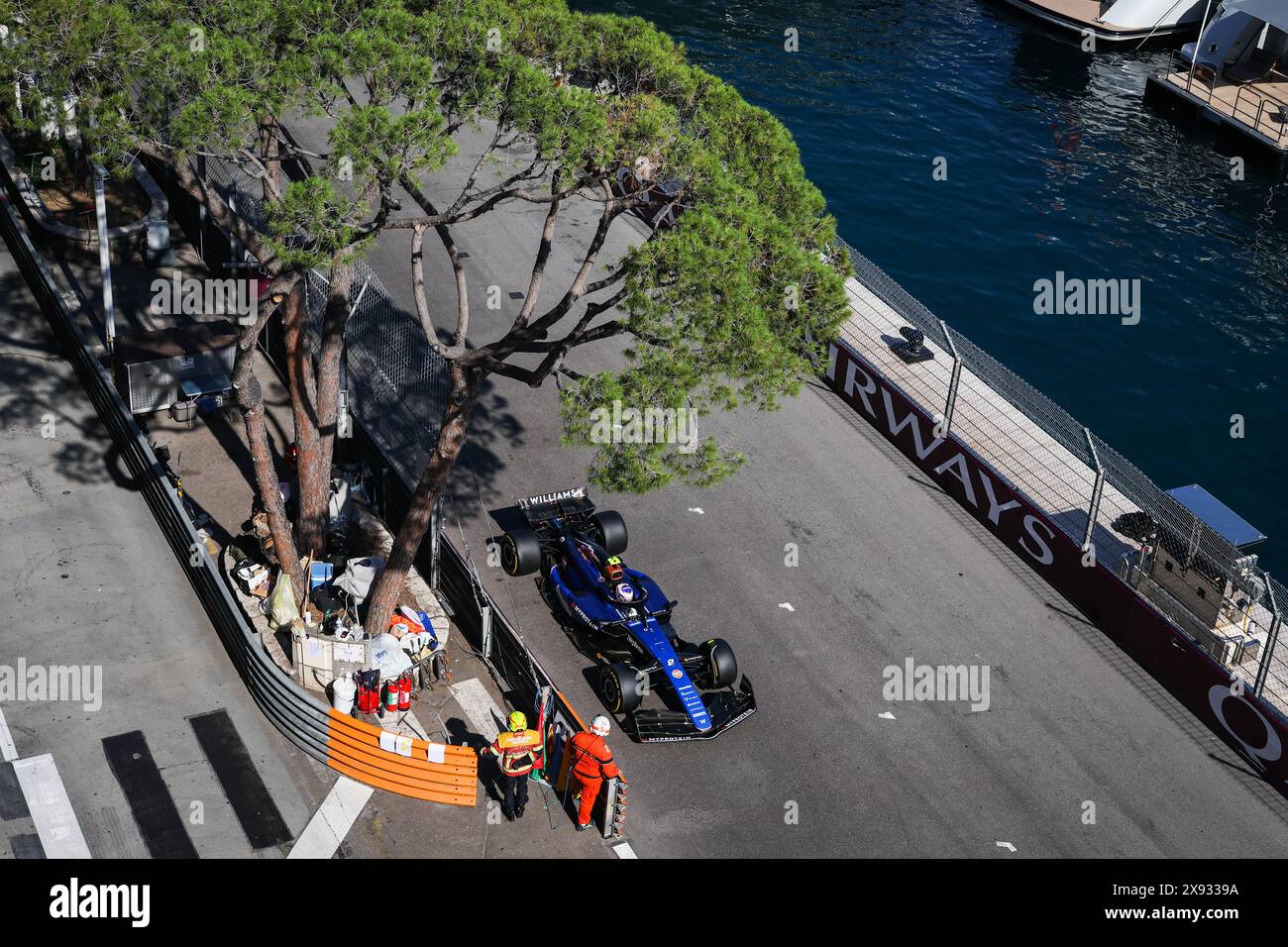 02 SARGEANT Logan (usa), Williams Racing FW46, Action während des Formel 1 Grand Prix de Monaco 2024, 8. Runde der Formel-1-Weltmeisterschaft 2024 vom 23. Bis 26. Mai 2024 auf dem Circuit de Monaco in Monaco Stockfoto