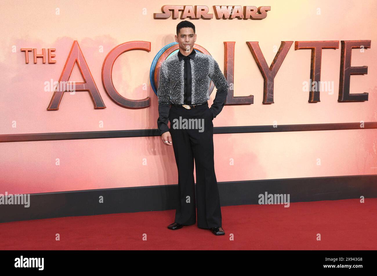 Charlie Barnett bei der Premiere der Disney Serie Star Wars: The acolyte im Odeon Luxe Leicester Square. London, 28.05.2024 *** Charlie Barnett bei der Premiere der Disney-Serie Star Wars der Akolyt im Odeon Luxe Leicester Square London, 28 05 2024 Foto:XS.xVasx/xFuturexImagex acolyte 4541 Stockfoto