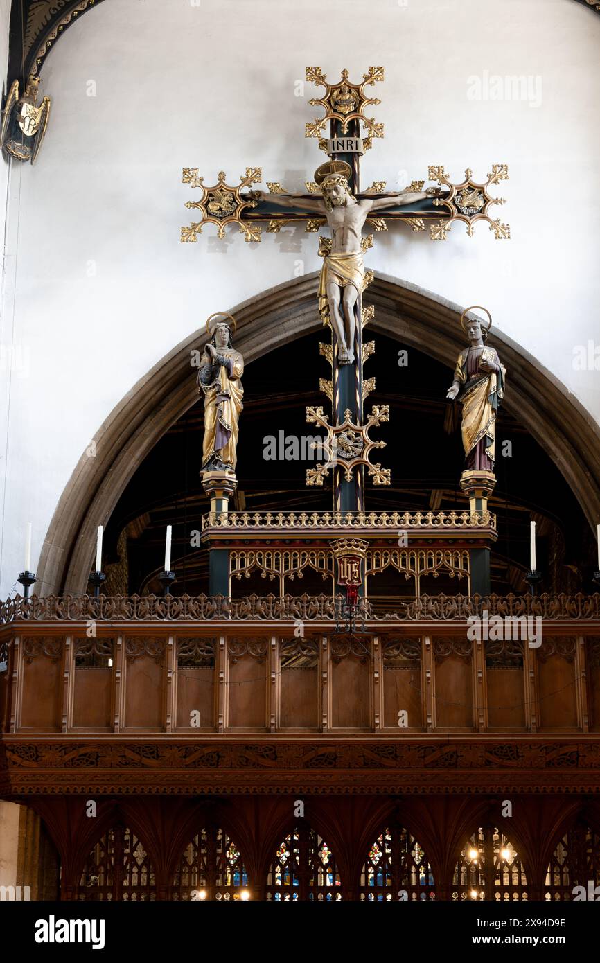 Allerheiligen Kirche, Wellingborough, Northamptonshire, England, UK Stockfoto