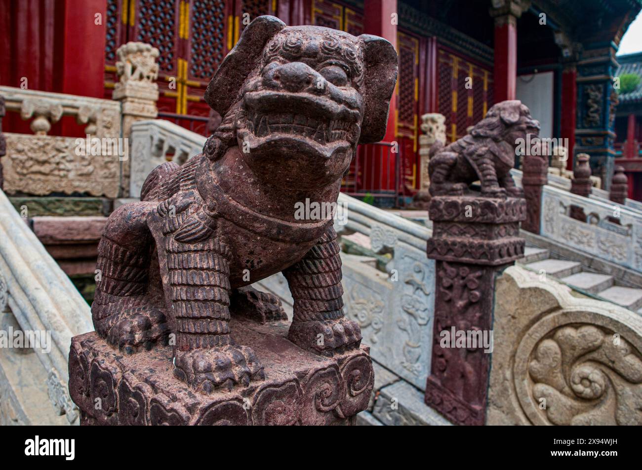 Shenyang Kaiserpalast (Mukden Palast), UNESCO-Weltkulturerbe, Shenyang, Liaoning, China, Asien Stockfoto