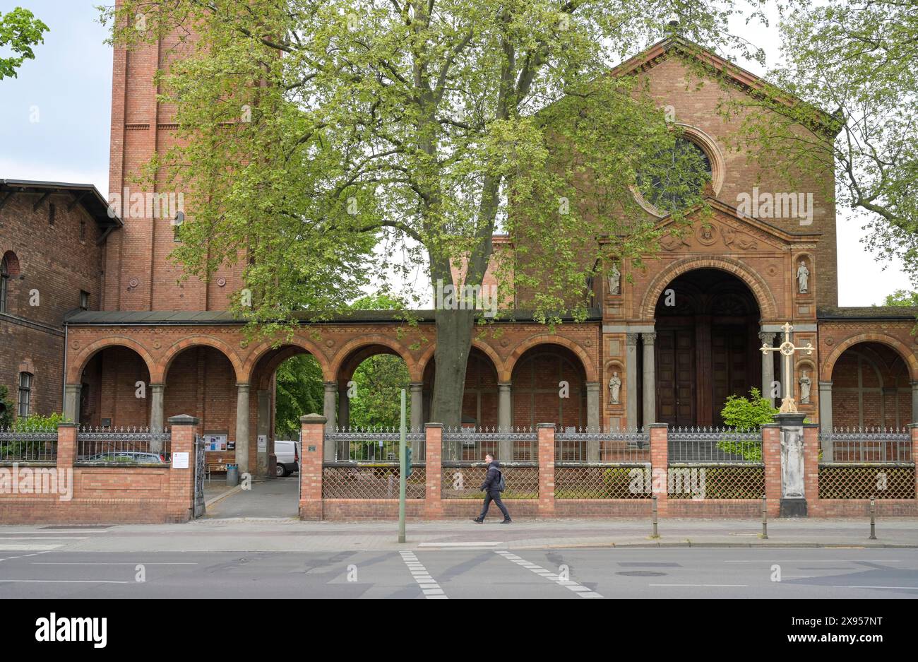 Johanniskirche, Alt-Moabit, Mitte, Berlin, Deutschland Johanniskirche, Alt-Moabit, Mitte, Berlin, Deutschland Stockfoto