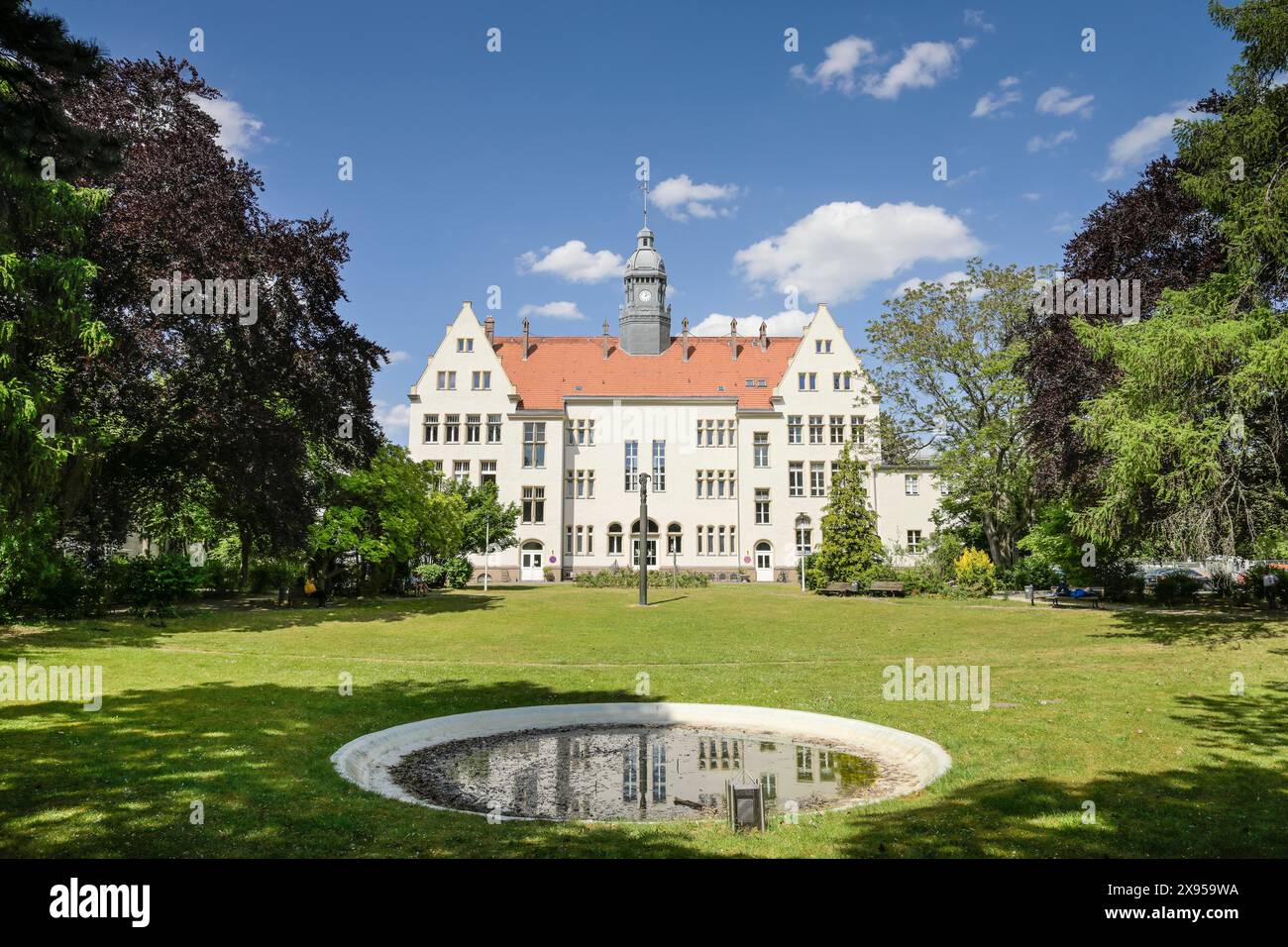 Altes Gebäude, Vivantes Auguste-Victoria-Klinkum, Thorwaldsenstraße, Schöneberg, Berlin, Deutschland, Altbau, Vivantes Auguste-Viktoria-Klinkum, Thorwaldse Stockfoto