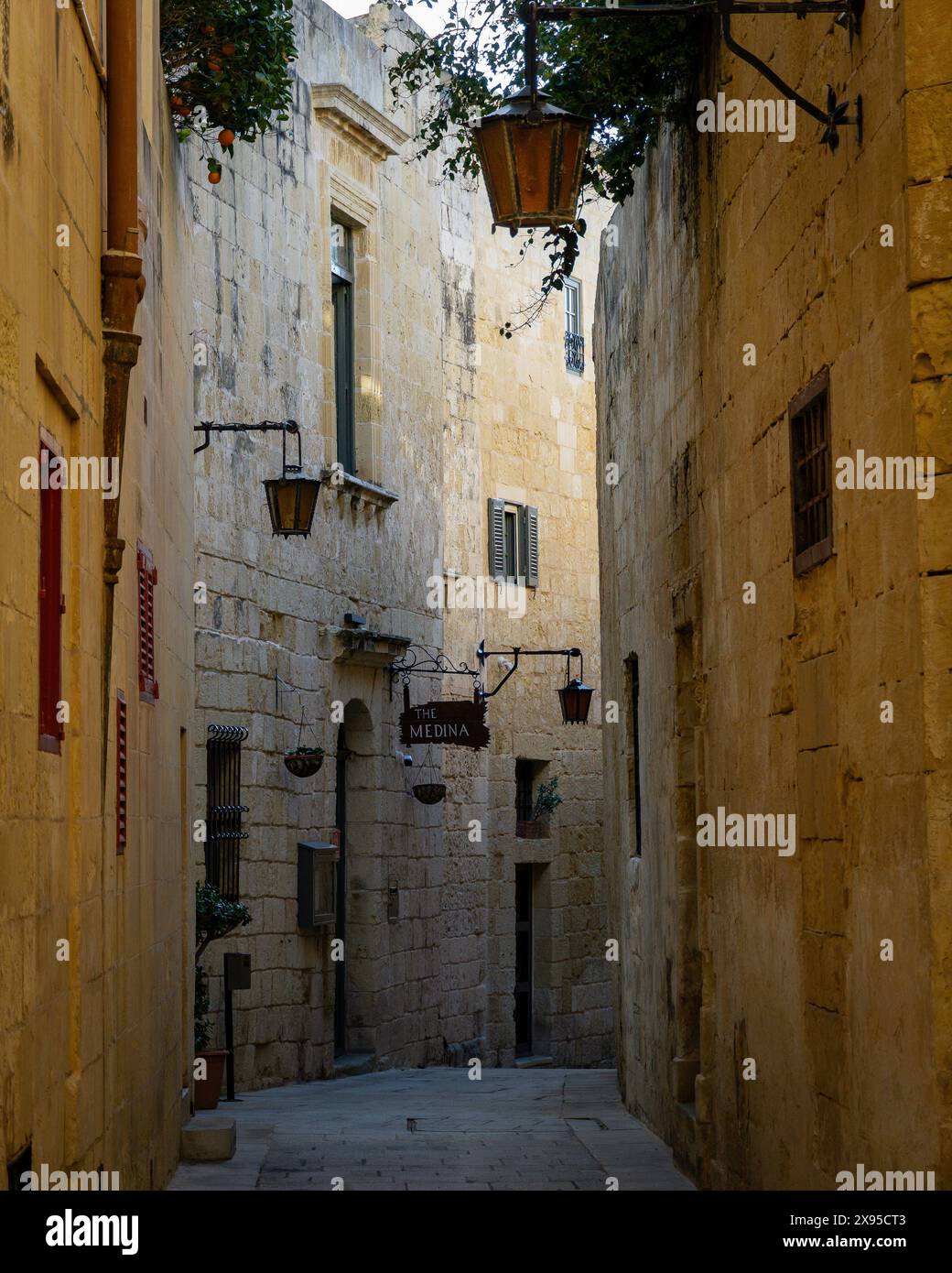 Mdina, die stille Stadt, Malta. Stockfoto