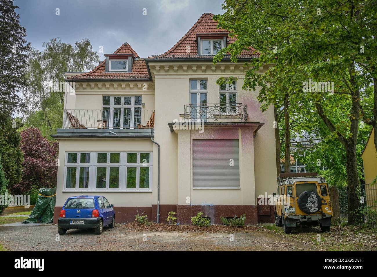 Burschenschaft Gothia, Königstraße, Zehlendorf, Bezirk Steglitz-Zehlendorf, Berlin, Deutschland, Burschenschaft Gothia, Königstraße, Zehlendorf, Bezirk Stockfoto