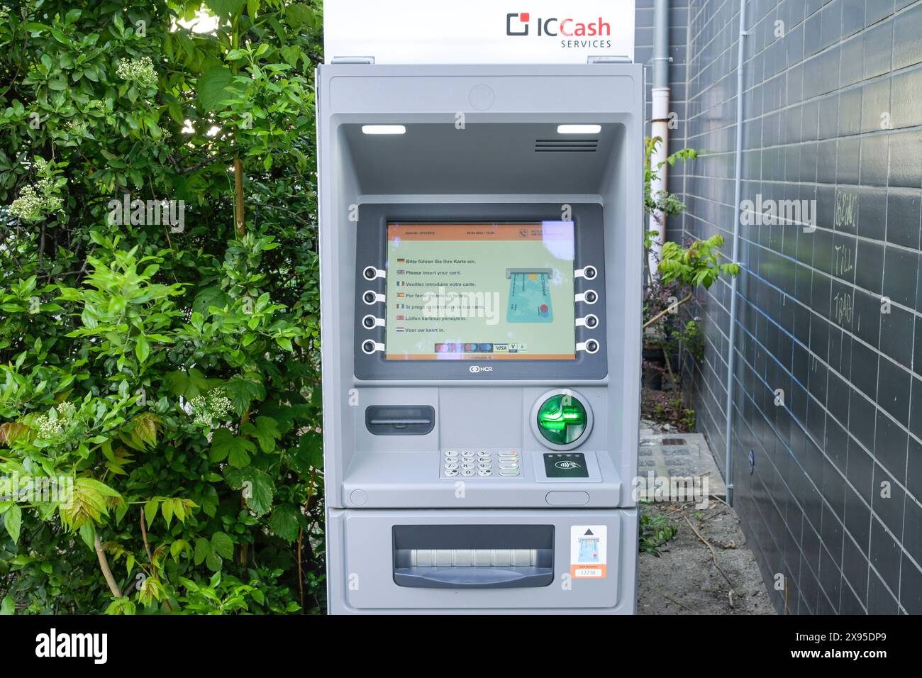 Geldautomat, Berlin, Deutschland, Geldautomat, Berlin, Deutschland Stockfoto