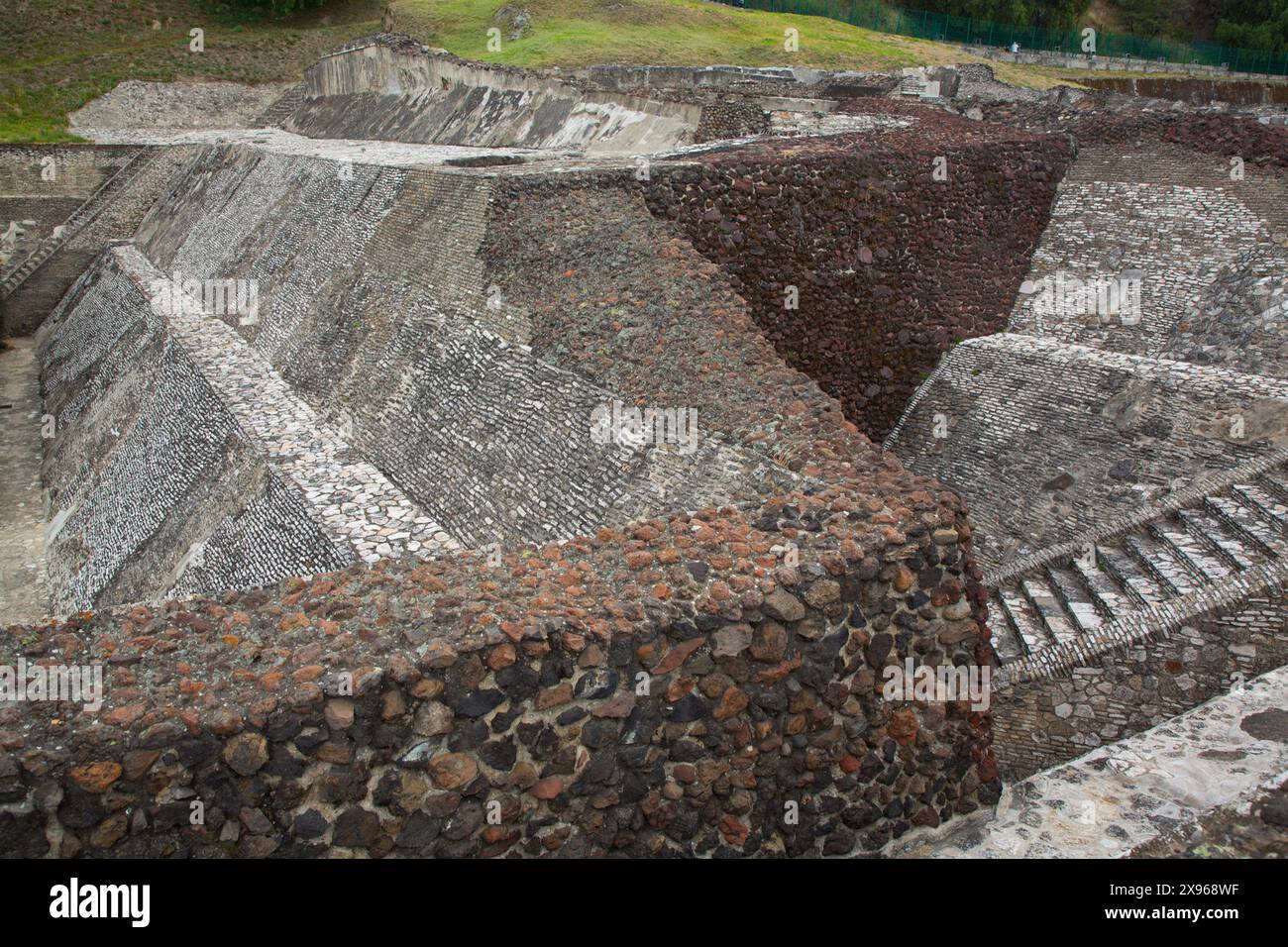 Archäologische Zone von Cholula, Cholula, Bundesstaat Puebla, Mexiko, Nordamerika Stockfoto