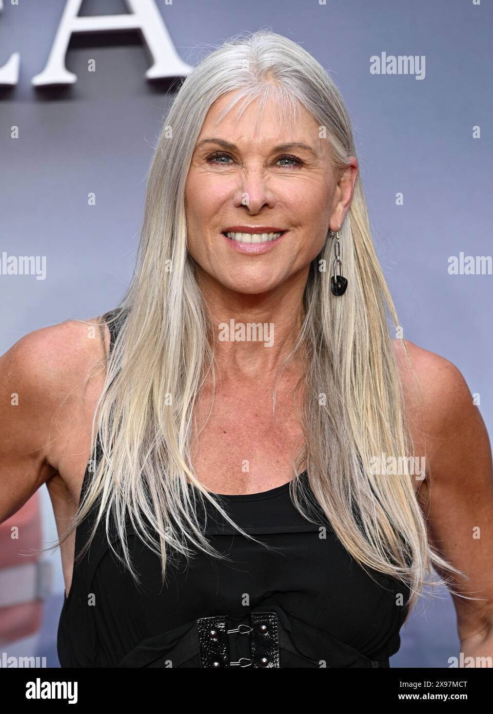 London, Großbritannien. Mai 2024. Sharron Davies kommt bei The Young Woman and the Sea UK Gala Screening, Curzon Mayfair Kino. Quelle: Doug Peters/EMPICS/Alamy Live News Stockfoto