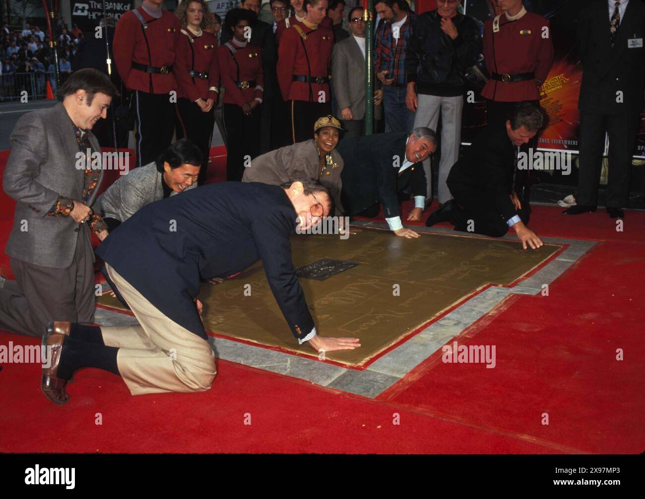 Juli 2005 - L2388. 1991.WILLIAM SHATNER. LEONARD NIMOY. JAMES DOOHAN. WALTER KOENIG. GEORGE TAKEI. NICHELLE NICHOLS. DEFOREST KELLY. JAMESDOOHANRETRO(Credit Image: © JAMES M. KELLY/ZUMA Wire) NUR ZUR REDAKTIONELLEN VERWENDUNG! Nicht für kommerzielle ZWECKE! Stockfoto