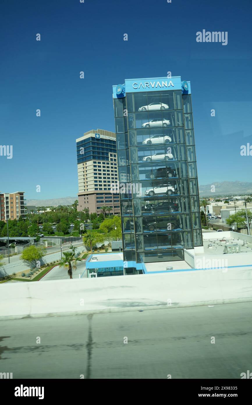 Las Vegas, Nevada, USA 16. Mai 2024 Carvana Cars am 16. Mai 2024 in Las