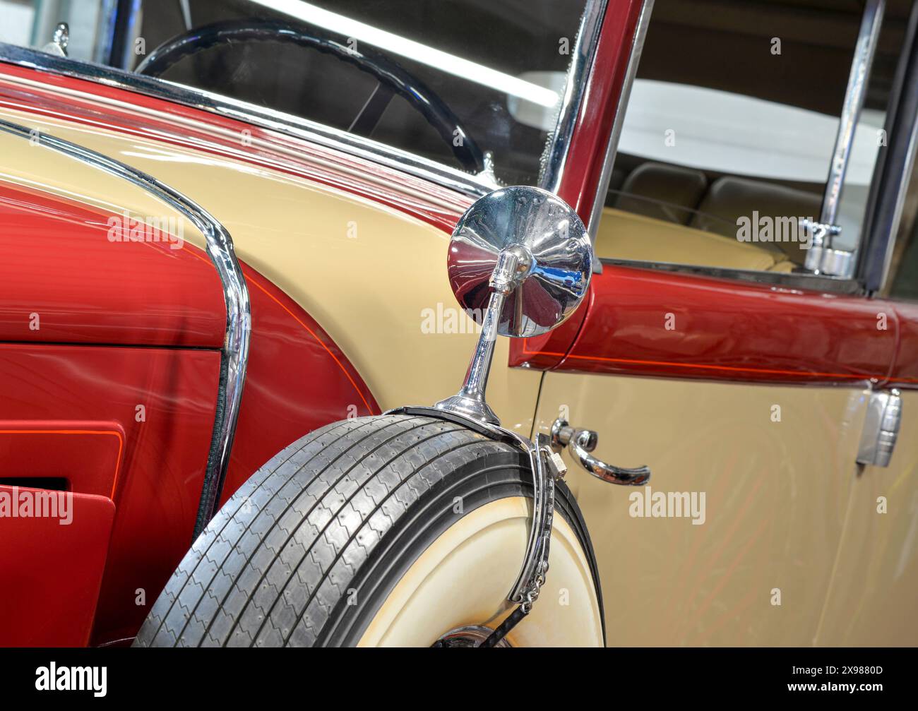 1930 Cadillac bei den LeMay Collections in Marymount in Tacoma, Washington Stockfoto