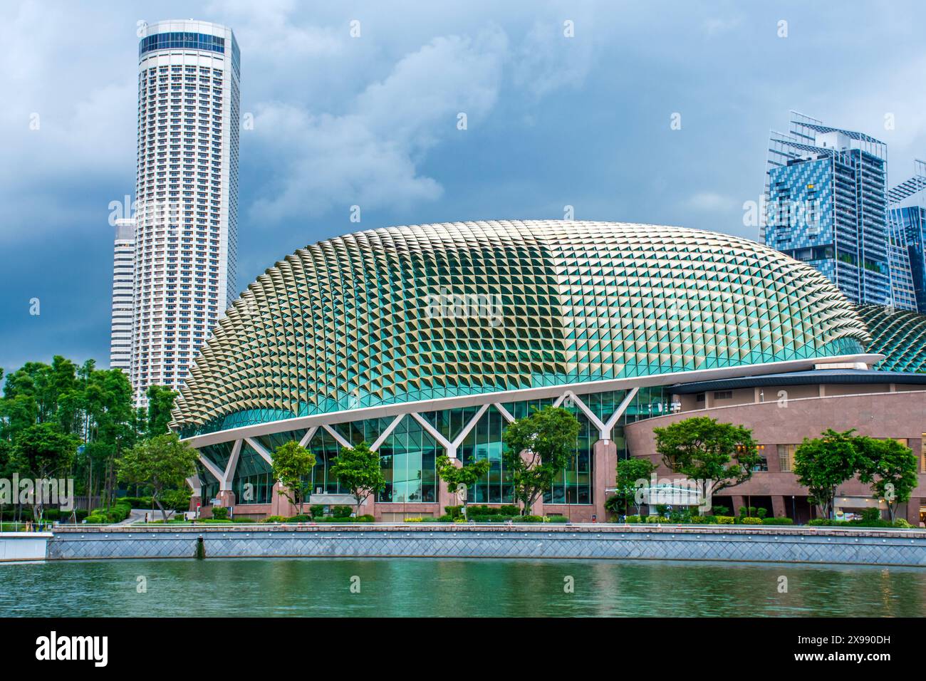 Esplanade Theater Stockfoto