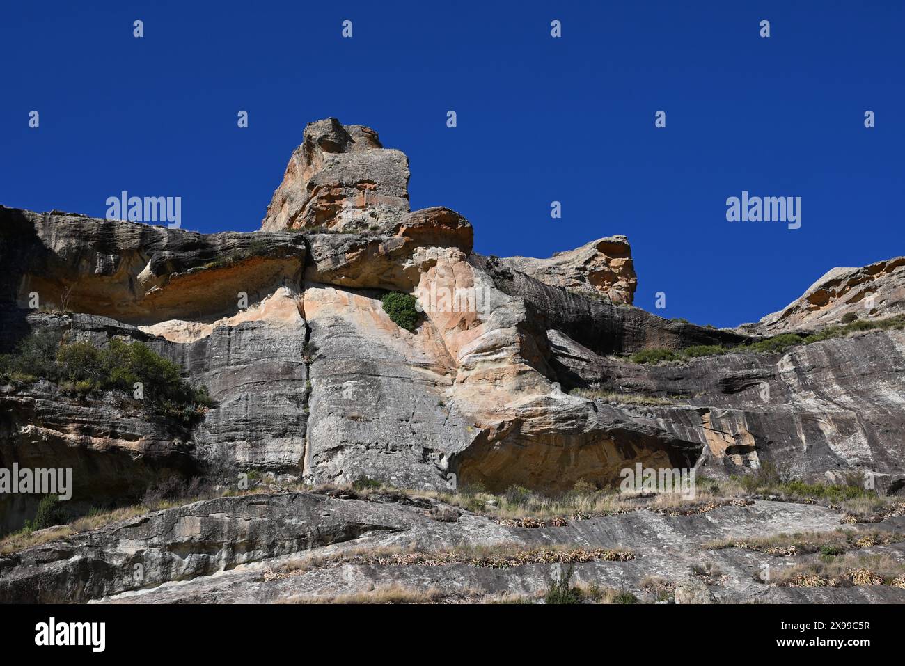 Golden Gate Highlands National Park Maluti Mountain Range in der Nähe von Clarens im Freistaat Südafrika Stockfoto