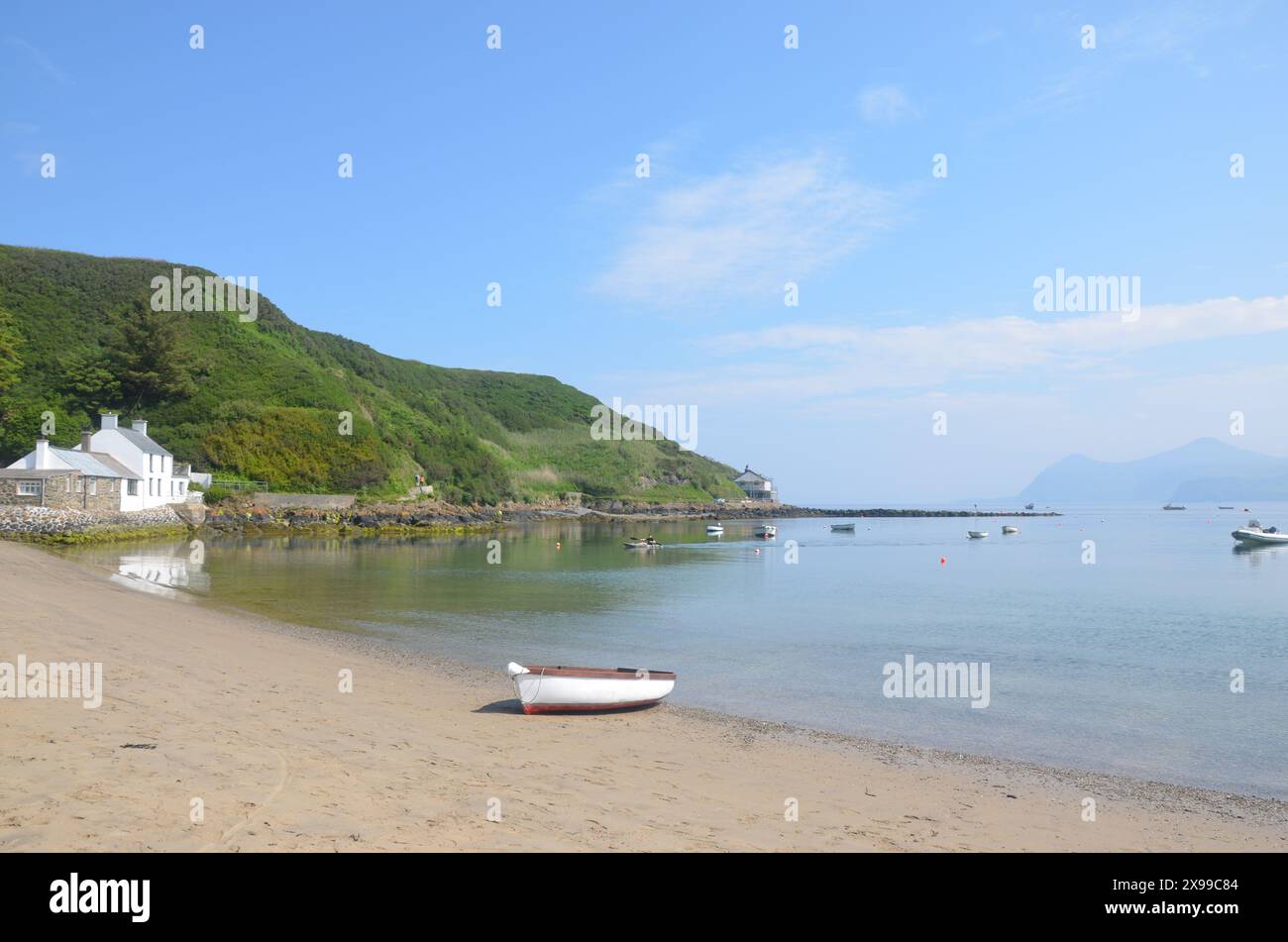 Porthdinllaen Beach auf der Halbinsel Llyn Stockfoto