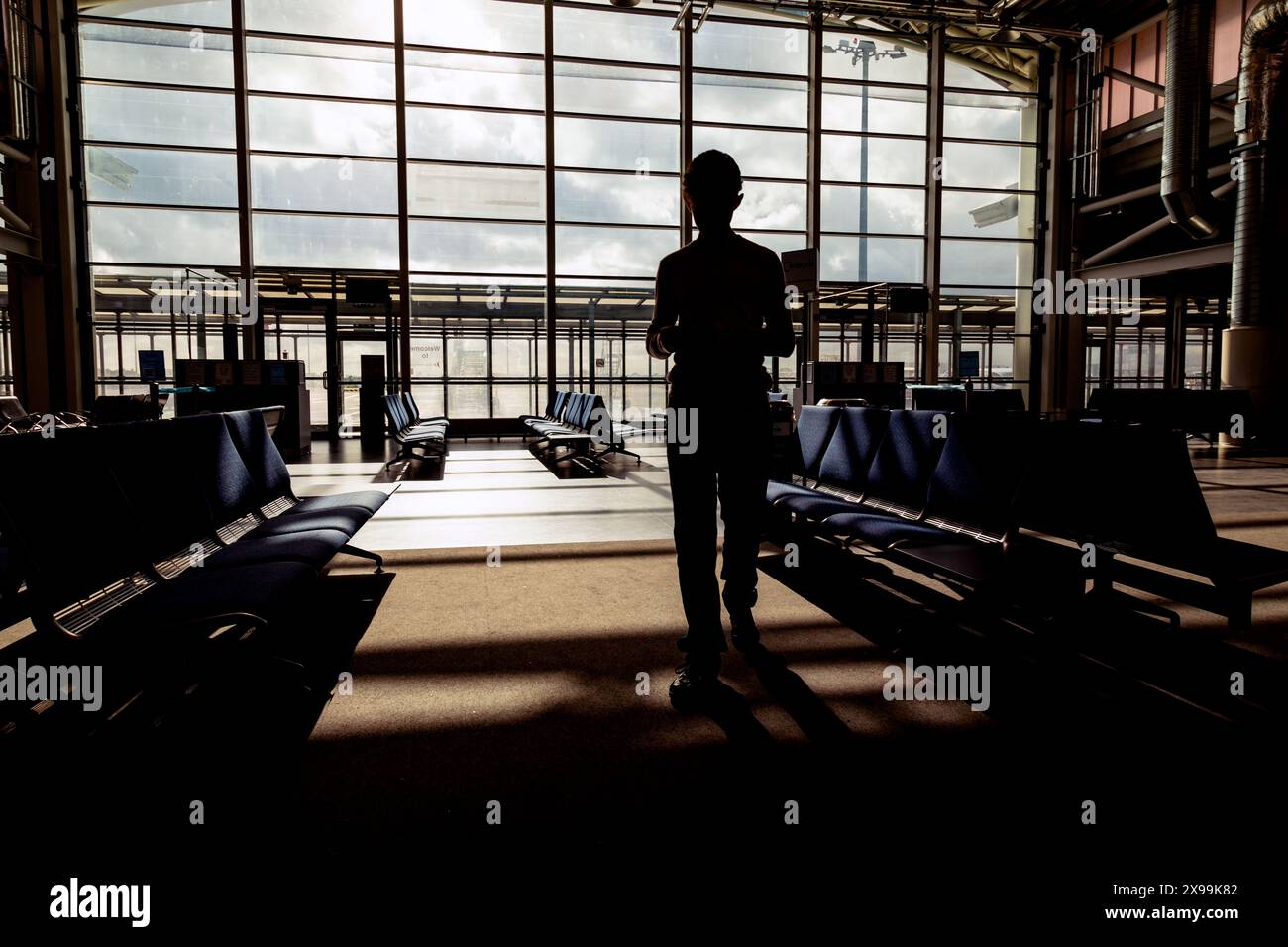 Flughafen Bournemouth, Dorset, England, Vereinigtes Königreich. Stockfoto