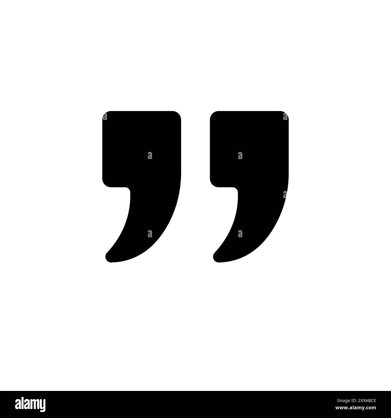 Symbol für Anführungsvektor. Symbol, Logo-Illustration Vektorgrafiken Stock Vektor