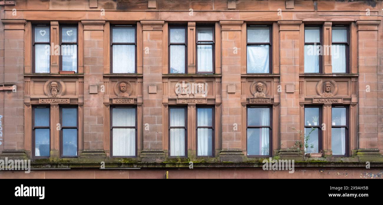 Govan Press Buildings, Govan Road, Glasgow, Schottland, Großbritannien Stockfoto