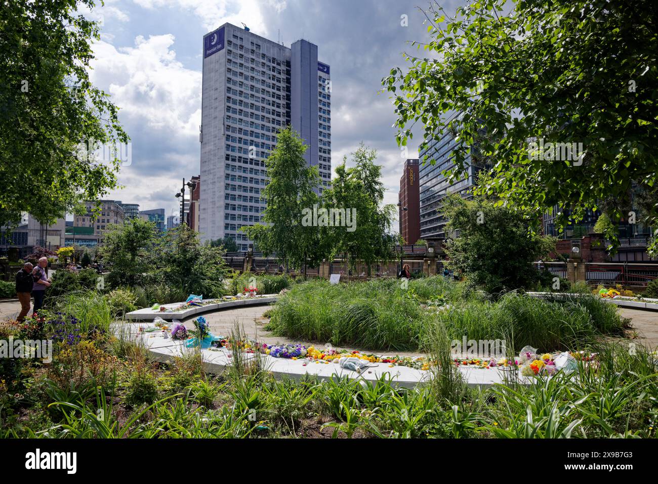 Das Glade of Light Memorial, Manchester Stockfoto