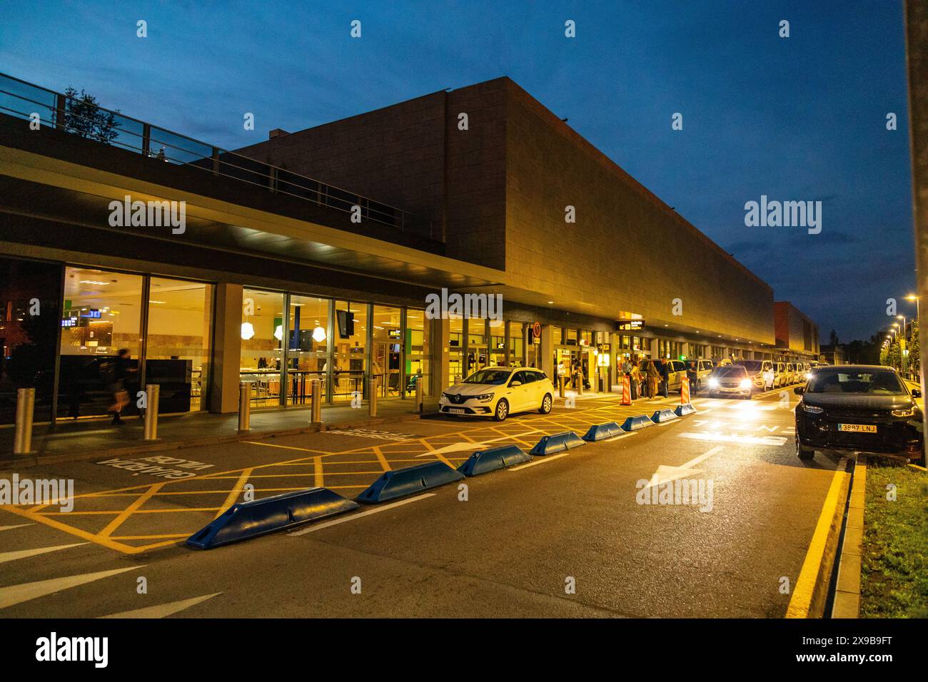 Flughafen Girona, Katalonien, Spanien. Stockfoto