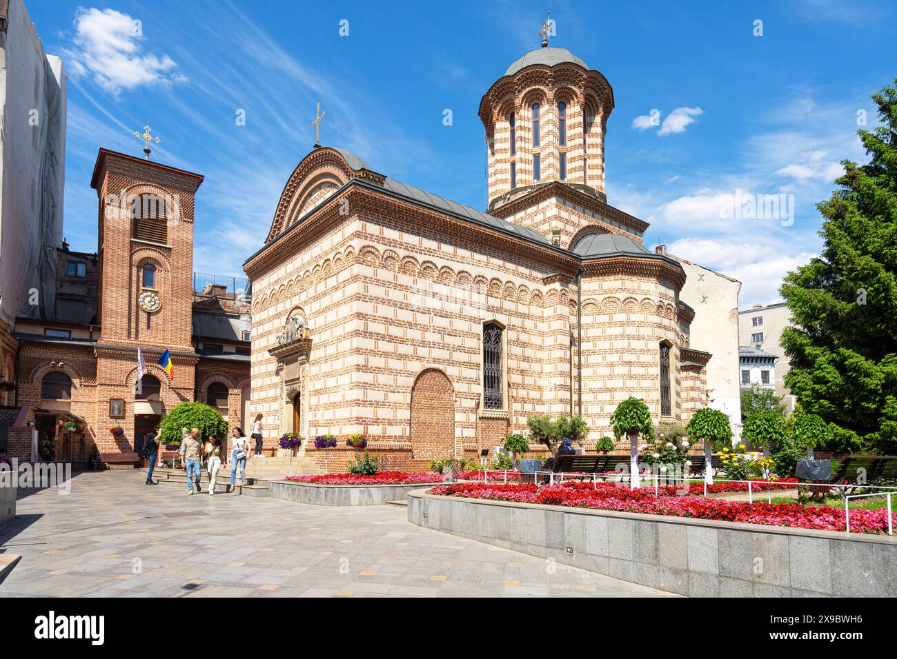 Bucarest, Rumänien. Mai 2024. Außenansicht der St. Antony Kirche im Stadtzentrum Stockfoto