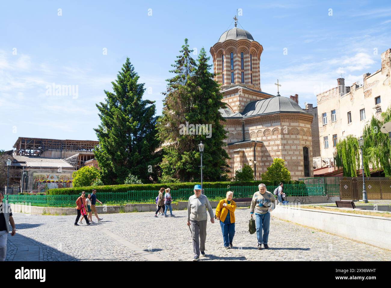 Bucarest, Rumänien. Mai 2024. Außenansicht der St. Antony Kirche im Stadtzentrum Stockfoto