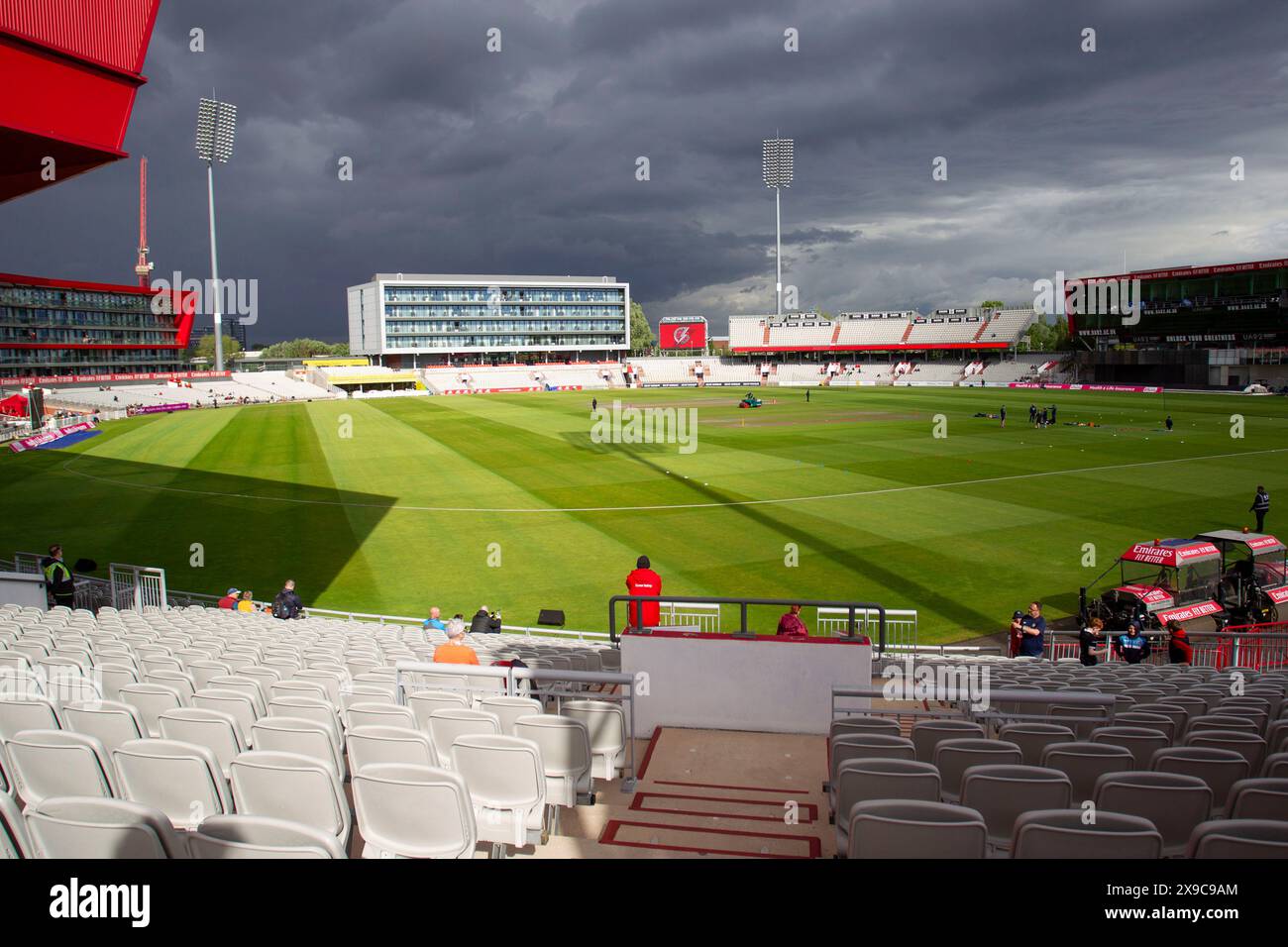 Allgemeine Ansicht von Old Trafford während des Spiels Vitality Blast T20 zwischen Lancashire und Durham in Old Trafford, Manchester am Donnerstag, den 30. Mai 2024. (Foto: Mike Morese | MI News) Credit: MI News & Sport /Alamy Live News Stockfoto