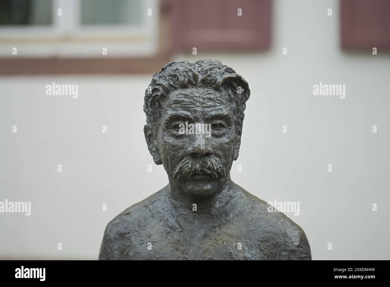 Denkmal Albert Schweitzer, St. Thomas-Platz, Straßburg, DÃ partement Bas-Rhin, Elsaß, Frankreich *** Denkmal für Albert Schweitzer, St. Thomas Platz, Straßburg, DÃ partement Bas Rhin, Elsass, Frankreich Stockfoto