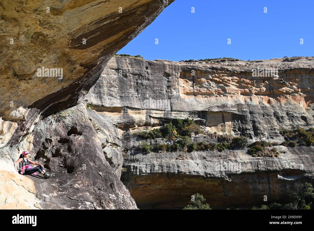 Golden Gate Highlands National Park, Maluti Mountain Sandstone Stockfoto