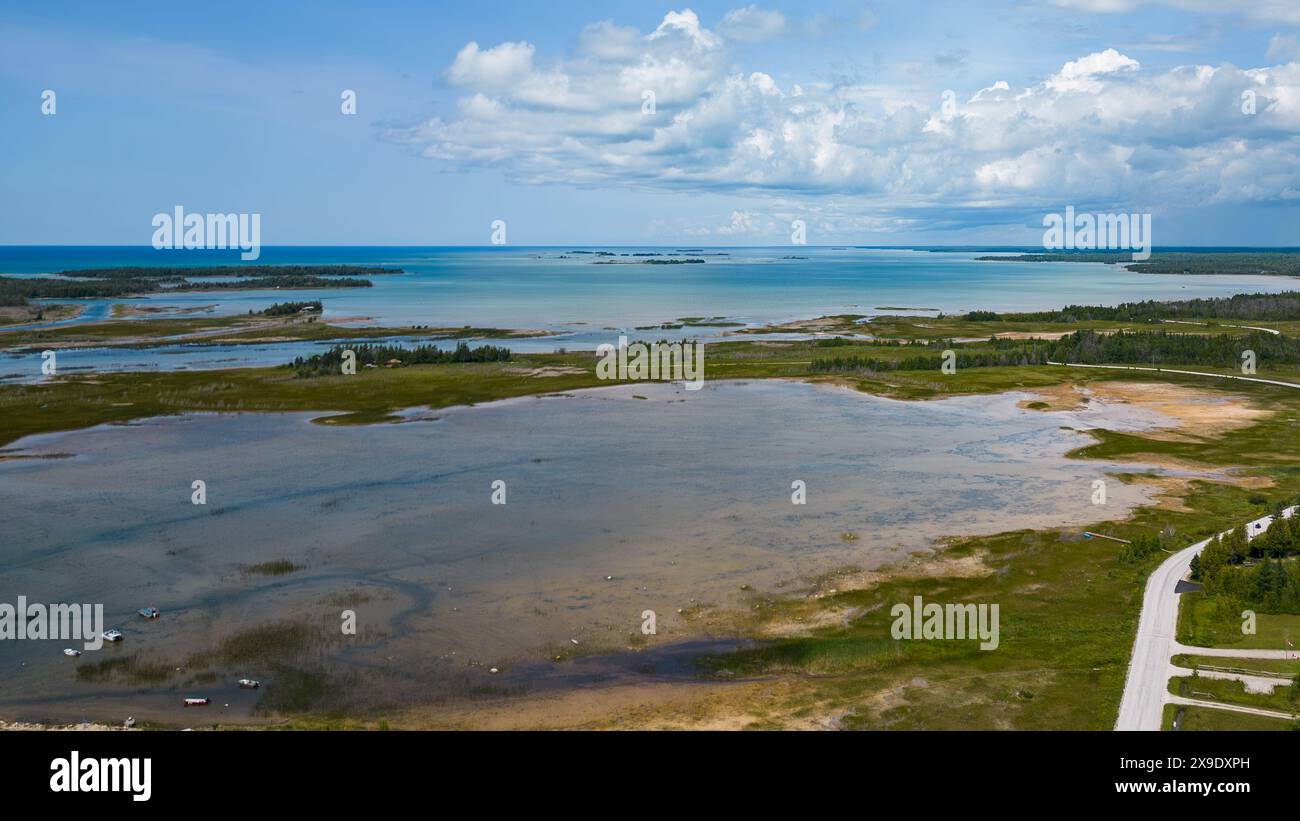 Rundfahrt von Oliphant, South Bruce Peninsula Road Trip, Ontario Stockfoto