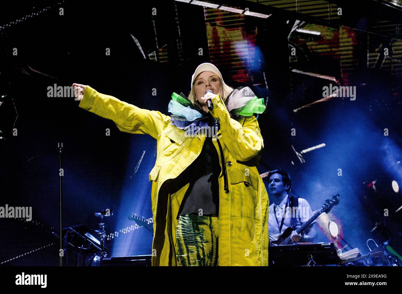 Róisín Murphy trat beim Release Athens Festival in Plateia Nerou/Griechenland auf, Juni 2019 Stockfoto