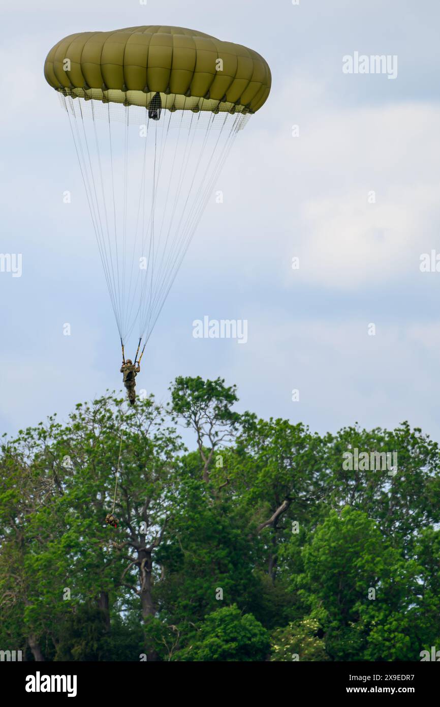 Trainingsbereich Salisbury Plain Stockfoto