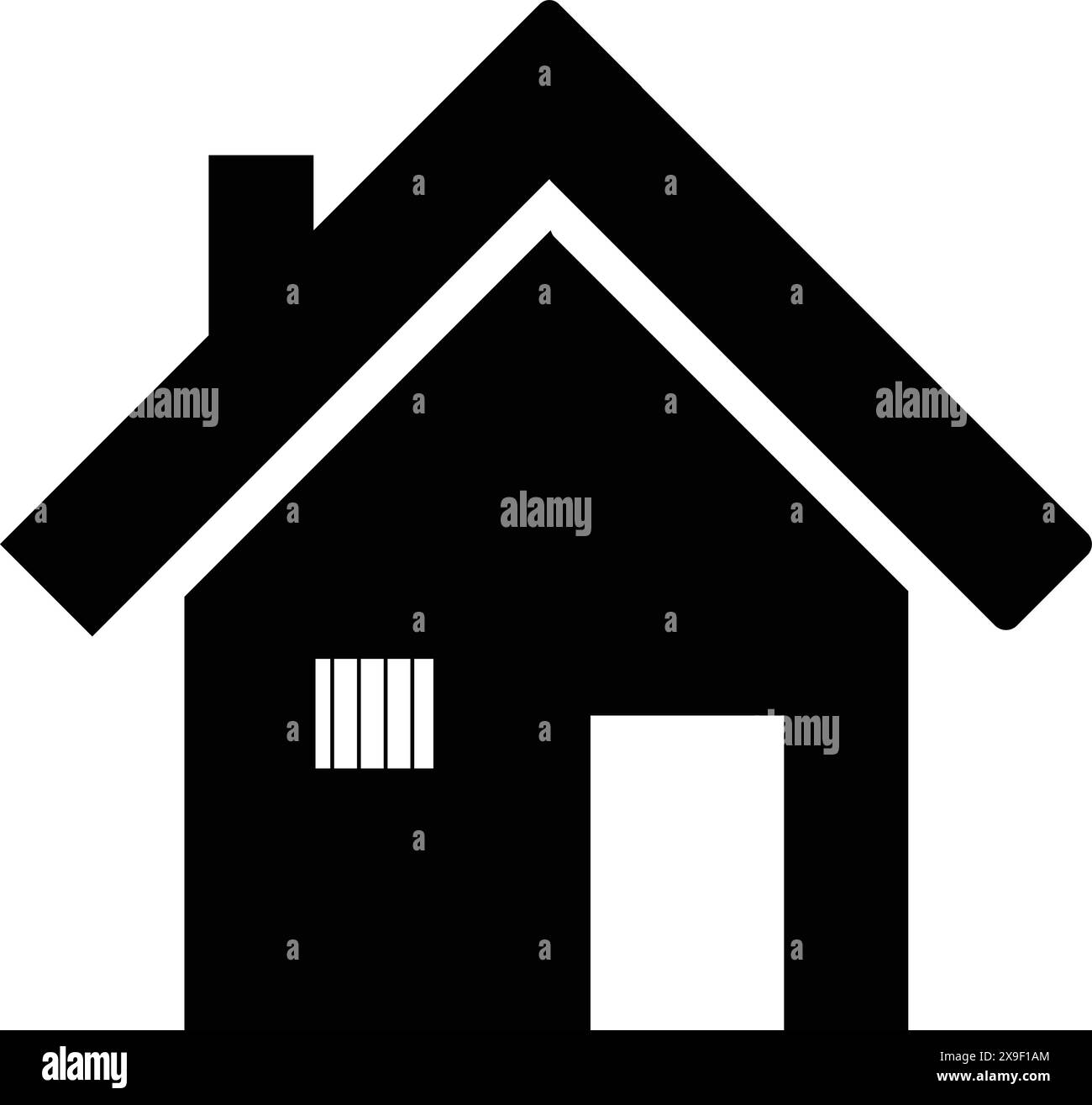 Home-Symbol, House-Symbol-Vektor, Safe salter Stock Vektor