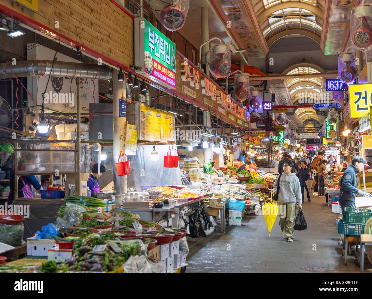 Bujeon Market, Seomyeon, Busan, Südkorea Stockfoto