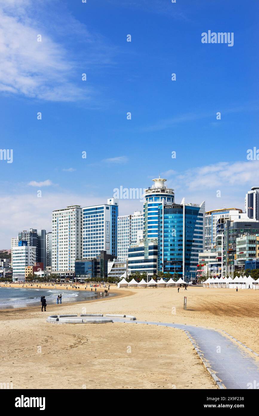 Gwangalli Beach, Busan, Südkorea Stockfoto