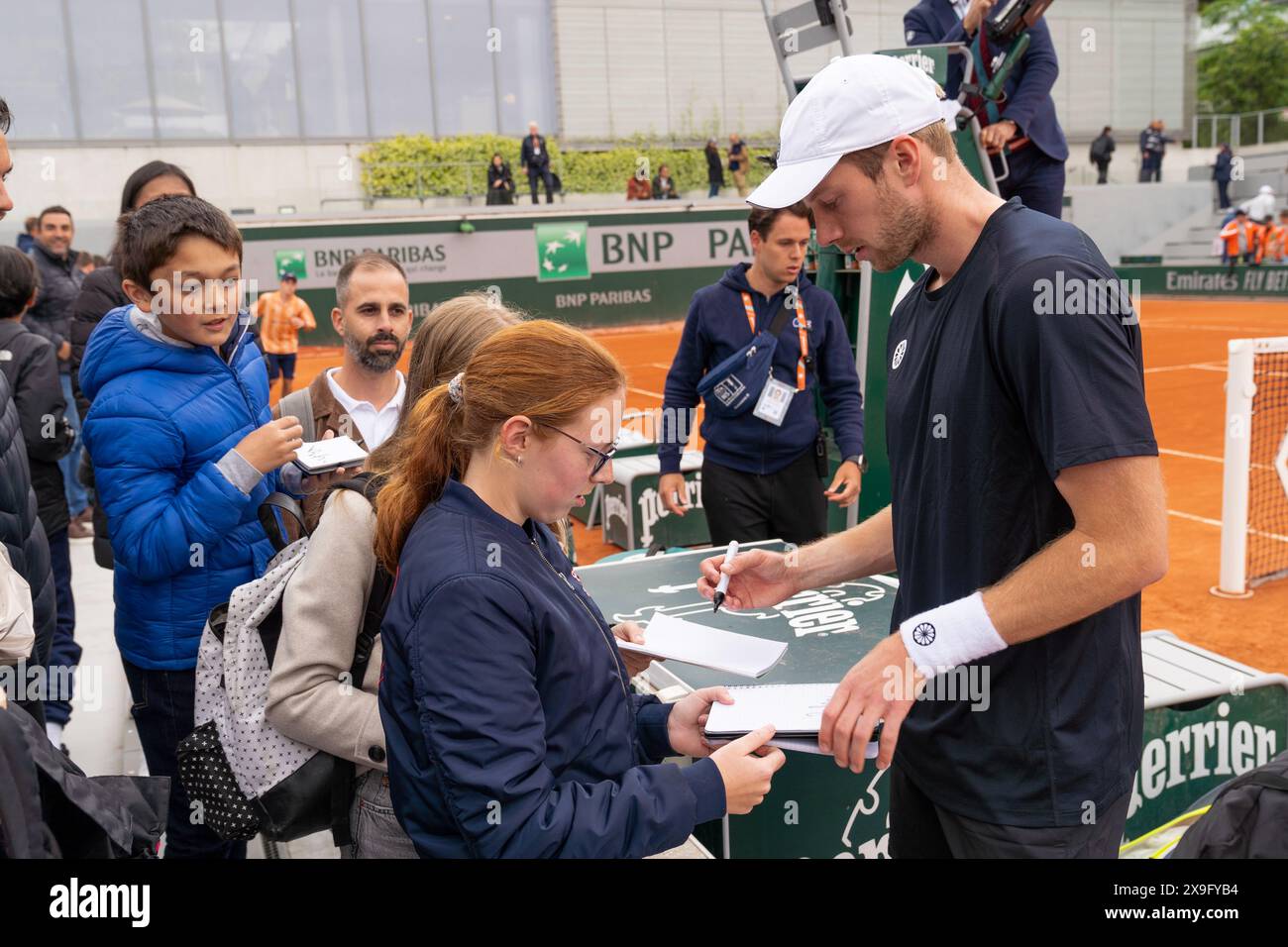 Paris, Frankreich. 31. Mai 2024. PARIS, FRANKREICH - MAI 31: Am 6. Tag der French Open 2024 in Roland Garros am 31. Mai 2024 in Paris. (Foto: Marleen Fouchier/BSR Agency) Credit: BSR Agency/Alamy Live News Stockfoto