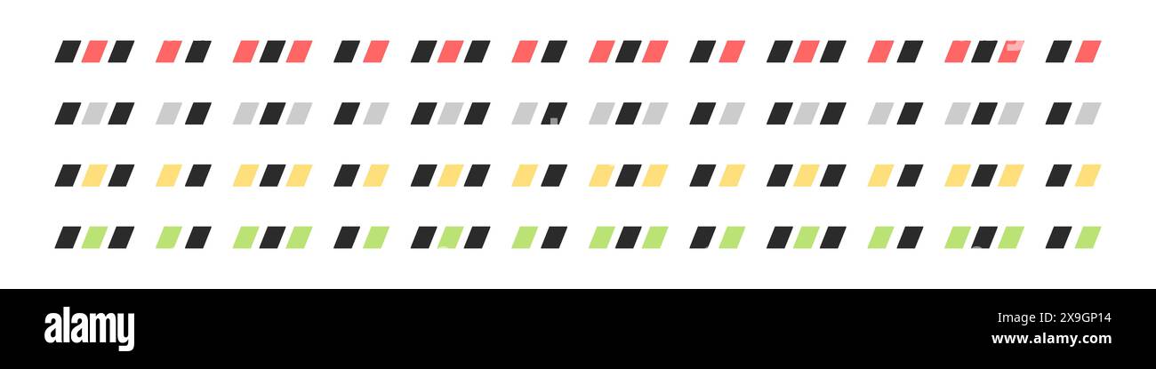 Sicherheitsbandvektor der Polizei. Reflektierender Gefahrenband-Vektor. Vektor des Sicherheitsbandes. Vektorabbildung. Stock Vektor