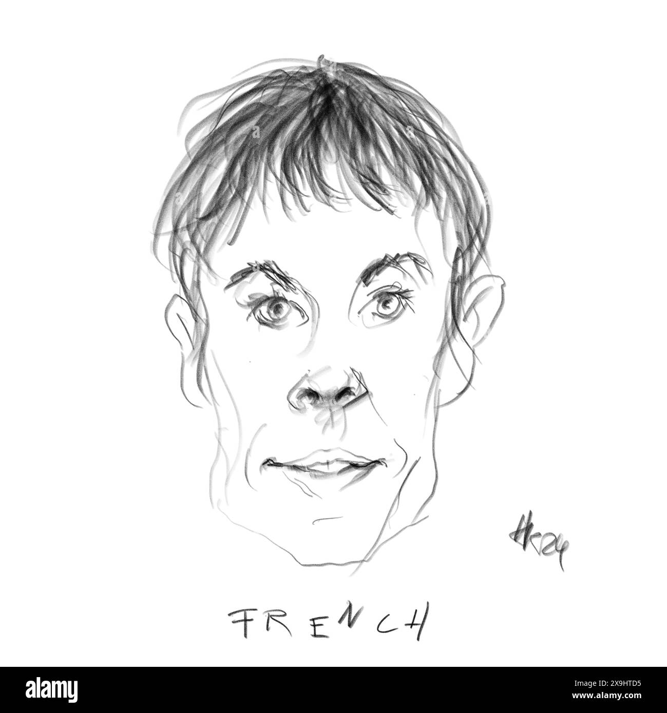 Porträt des Autors Tana French Stockfoto