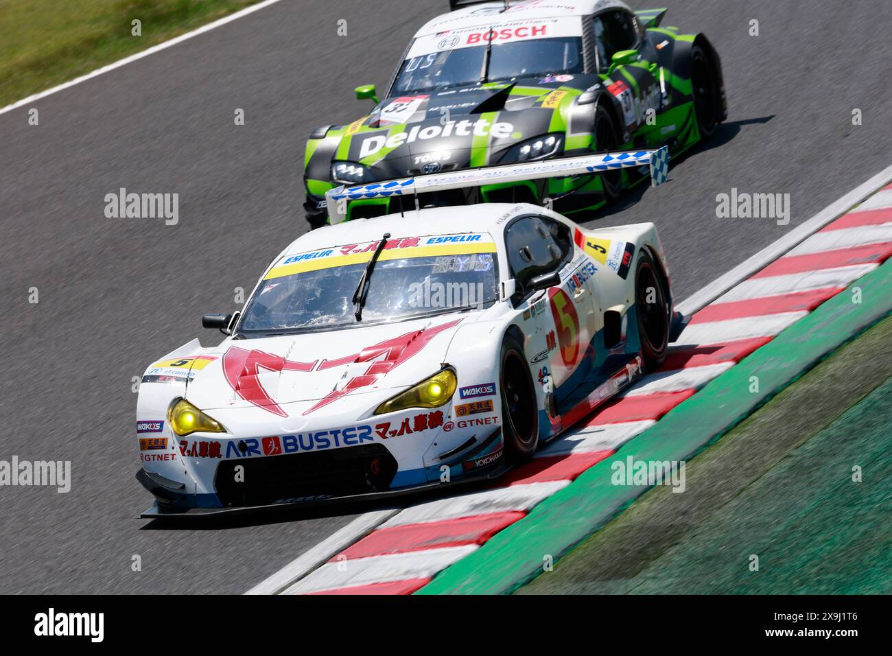 05 FUJINAMI Kiyoto (jpn), SHIOTSU Yusuke (jpn), Team Mach, Toyota 86 MC GT300, Action beim Suzuka GT 3 Stunden Rennen, 3. Runde der Super GT Serie 2024, vom 1. Bis 2. Juni 2024 auf dem Suzuka Circuit in Suzuka-Shi, Japan - Foto Clément Marin / DPPI Stockfoto