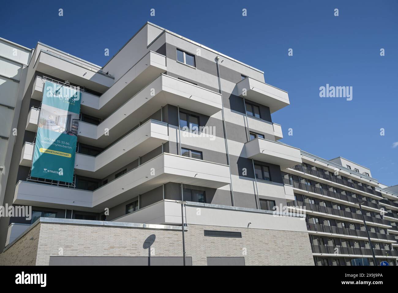 Neubauten, Lauterplatz, Neubaugebiet Friedenauer Höhe, Friedenau, Schöneberg, Berlin, Deutschland Stockfoto