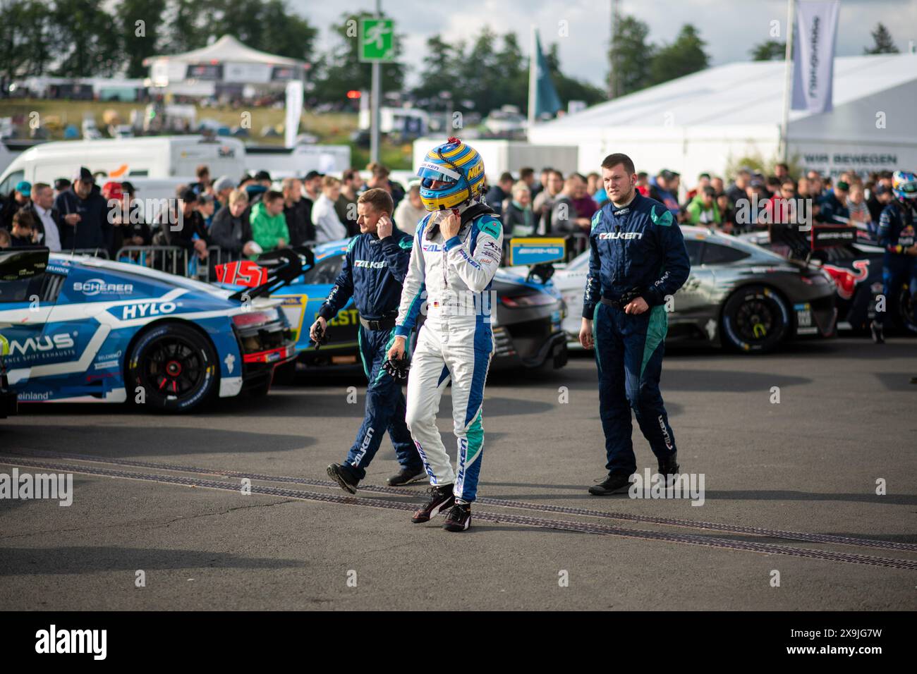 Nico Menzel (Falken Motorsports, Porsche 911 GT3 R 992, SP9, #44), GER, 52. ADAC Ravenol 24h Nürnberg, 24 Stunden Rennen Qualifikation, 31.05.2023 Foto: Eibner-Pressefoto/Michael Memmler Stockfoto