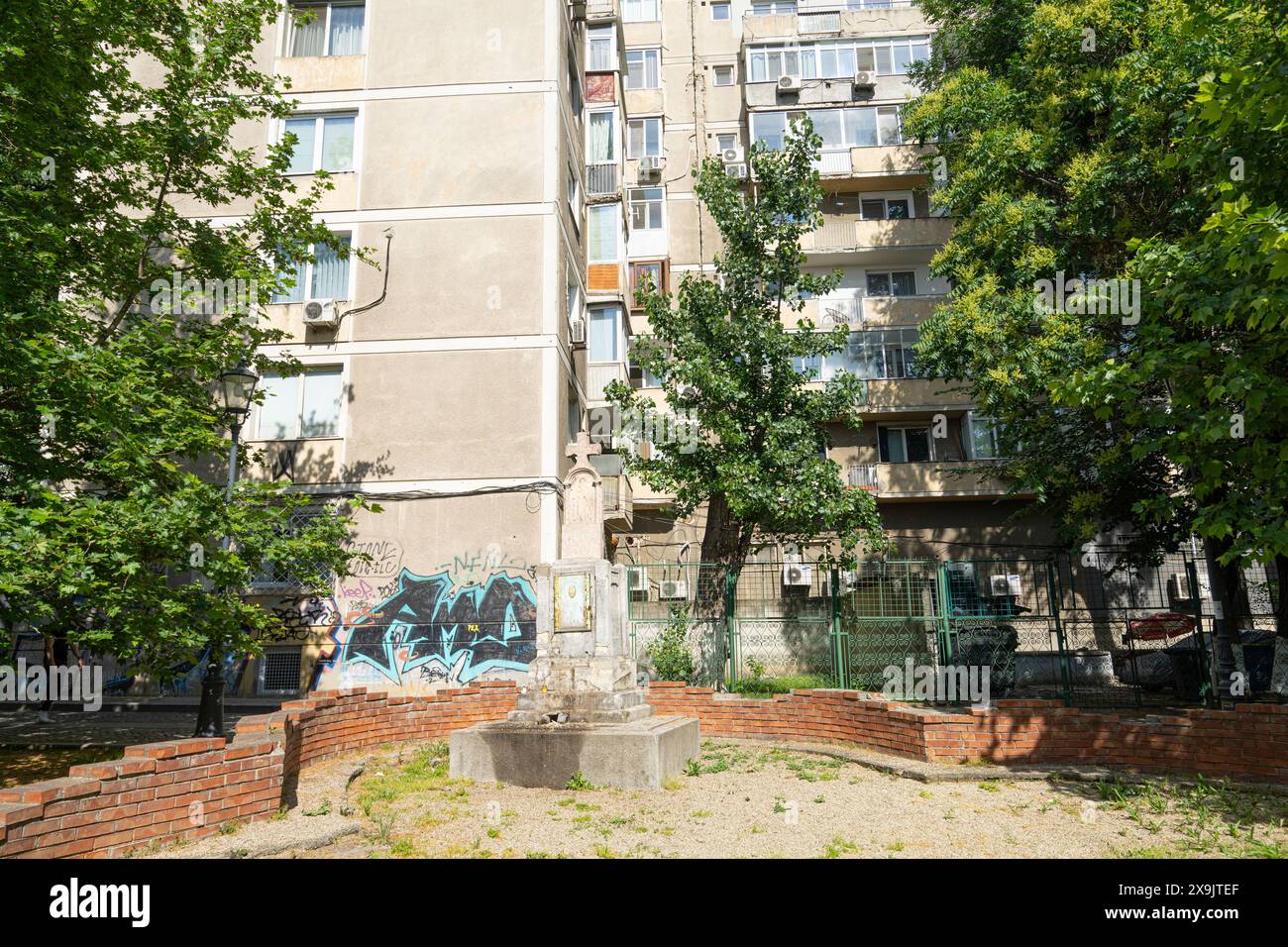Bucarest, Rumänien. Mai 2024. Blick auf den Altar der ehemaligen „St. Antonius“-Kirche in der Innenstadt Stockfoto