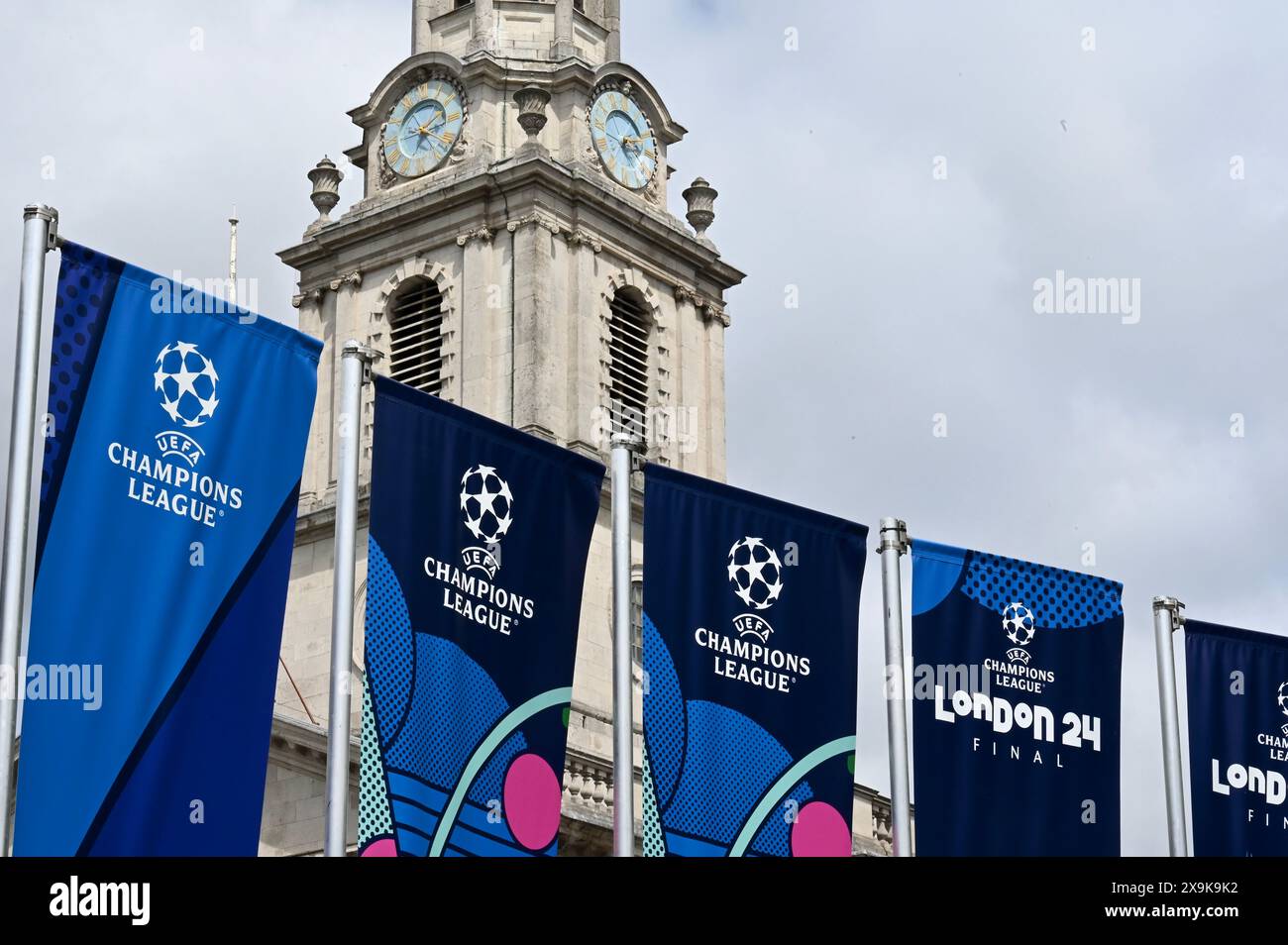 London, Großbritannien. Das Champions Festival fand auf dem Trafalgar Square vor dem Champions League Finale im Wembley Stadium zwischen Borussia Dortmund und Real Madrid statt. Quelle: michael melia/Alamy Live News Stockfoto