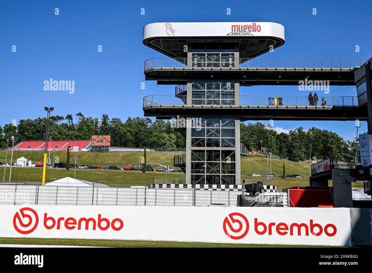 Mugello, Italien. 31. Mai 2024. Detail des Mugello International Circuit während des Gran Premio dÂ&#x80;&#x99;Italia Brembo - Freies Training, MotoGP World Championship in Mugello, Italien, Mai 31 2024 Credit: Unabhängige Fotoagentur/Alamy Live News Stockfoto